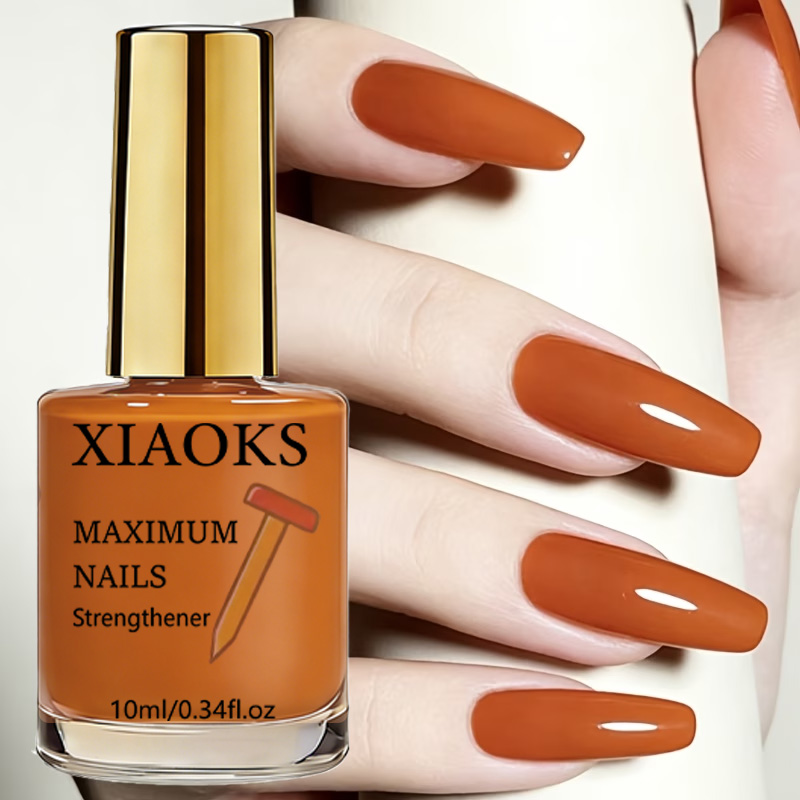زيت تقوية الأظافر بلون الكرامي - مراجعة Nail Art Orange وسعره