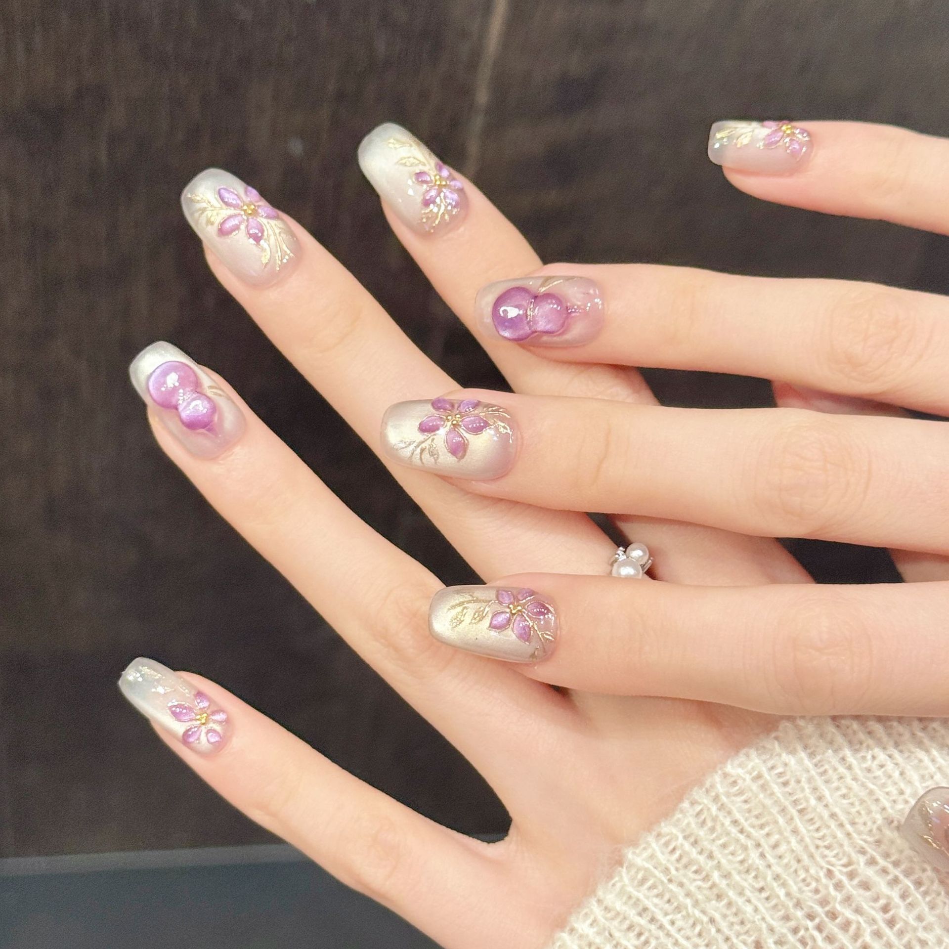 10 قطع من الأظافر الاصطناعية ا - مراجعة Nail Art Press On وسعره