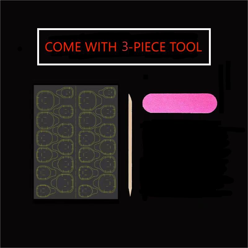 10 قطع من الأظافر الاصطناعية ا - مراجعة Nail Art Press On وسعره