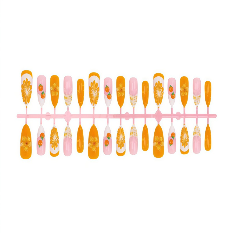 2026 جديد 30 قطعة أظافر صناعية - مراجعة Nail Art Orange وسعره