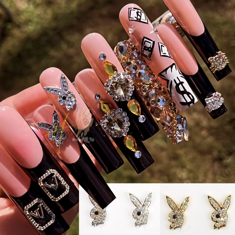 زينة أظافر على شكل رؤوس أرانب  - مراجعة Nail Art Valentines Day وسعره