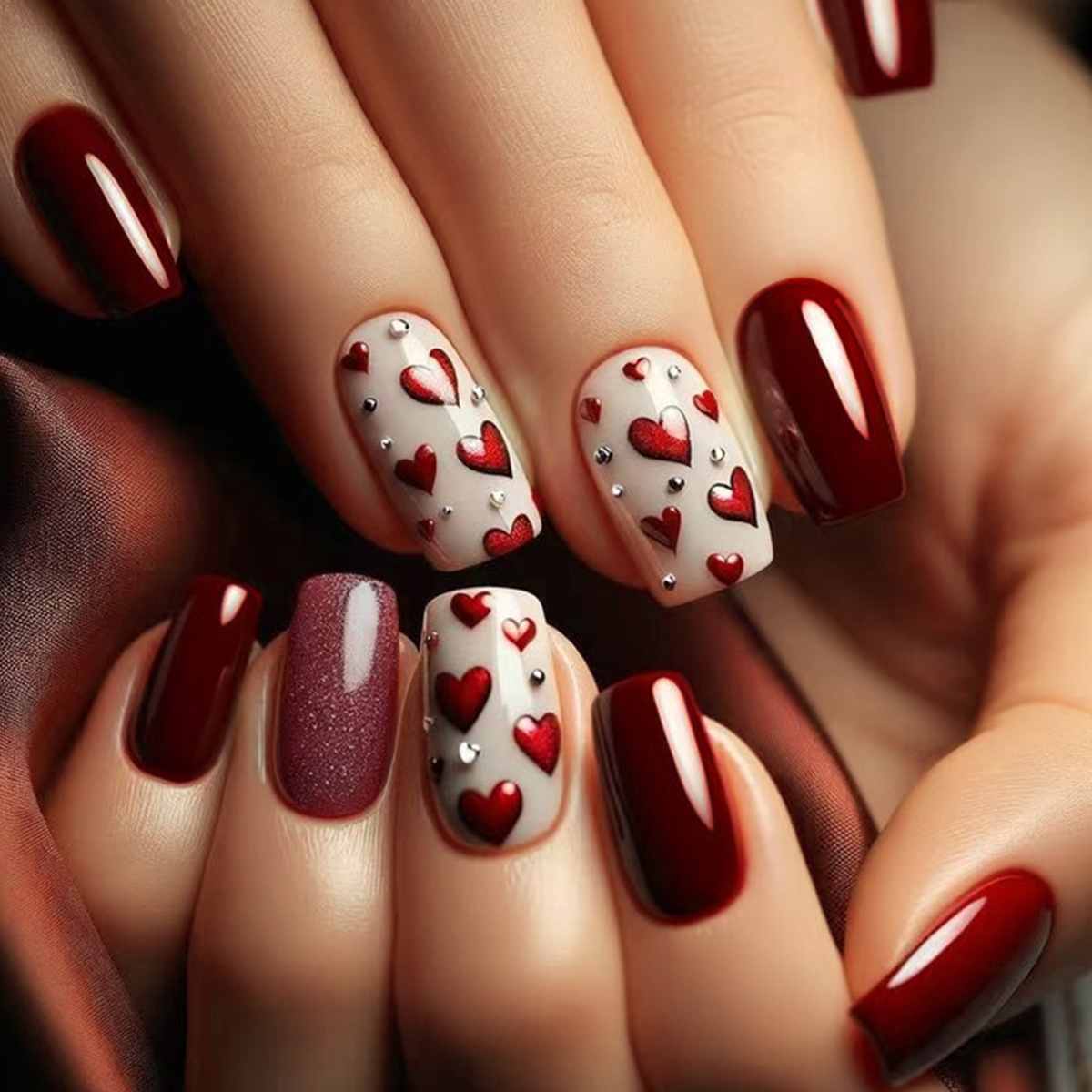 24 قطعة الصحافة الزرقاء على ال - مراجعة Nail Art Press On وسعره