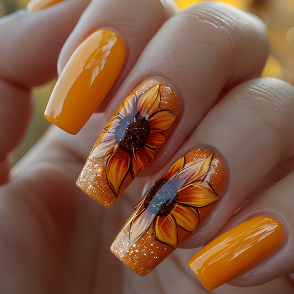 24 قطعة الصحافة الزرقاء على ال - مراجعة Nail Art Press On وسعره