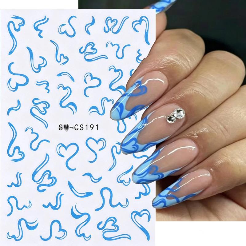 ملصقات أظافر لطيفة من قطعتين ب - مراجعة Nail Art Valentines Day وسعره